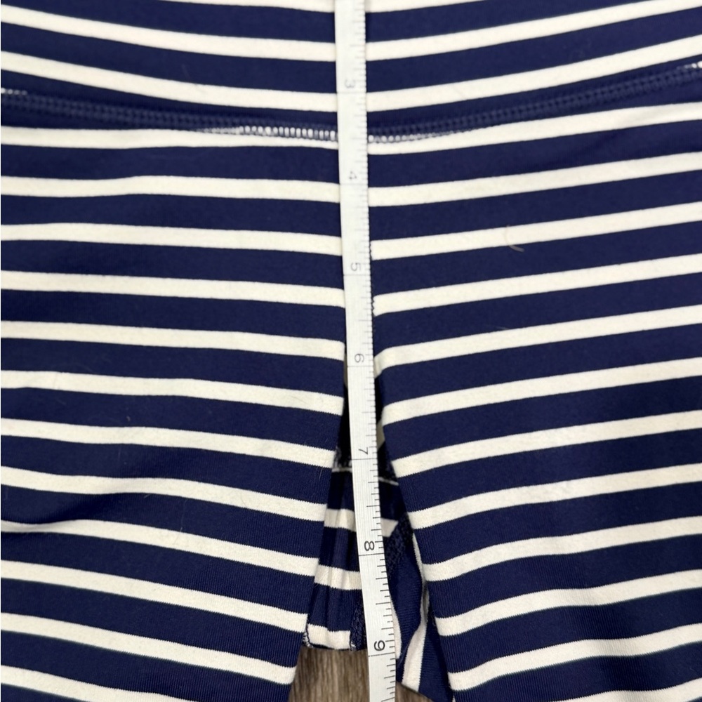 Athleta Women's Striped Navy and White Capri Leggings Size XS - Picture 5 of 7